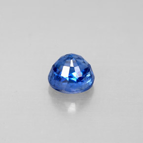 Cianita Azul natural de 0.89 ct, Corte Redondo, VS