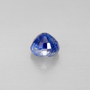 Cianita Azul natural de 0.86 ct, Corte Redondo, VS