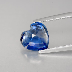 Cianita azul natural de 2,15 ct, forma de corazón, VS-SI