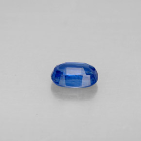 Cianita azul natural de 0,70 ct, corte óvalo, VS