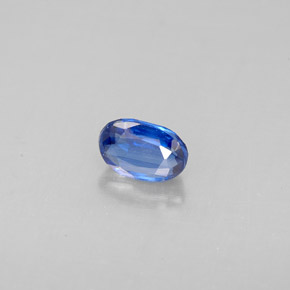 Cianita azul natural de 0,68 ct, corte óvalo, VS