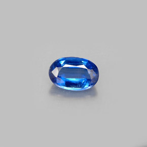 Cianita Azul natural de 0.61 ct, Corte Óvalo, VS