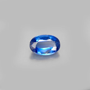 Cianita Azul natural de 0.61 ct, Corte Óvalo, VS