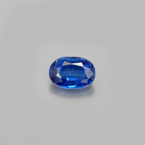 Cianita azul natural de 0,59 ct, corte óvalo, VS