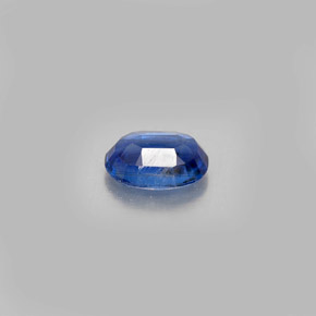 Cianita azul natural de 0,59 ct, corte óvalo, VS