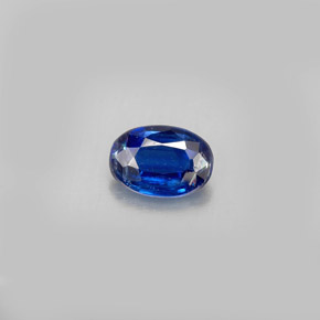 Cianita azul natural de 0,55 ct, corte óvalo, VS