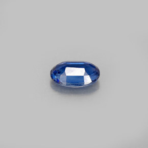 Cianita azul natural de 0,55 ct, corte óvalo, VS