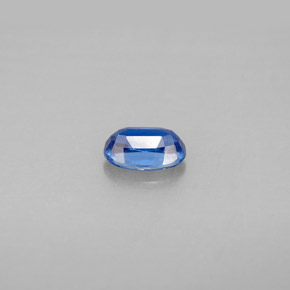Cianita azul natural de 0,59 ct, corte óvalo, VS