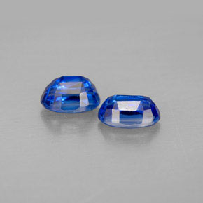 Gemas de cianita azul natural de  ct, corte óvalo, VS