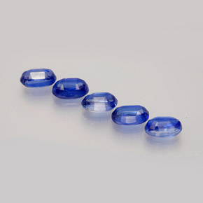 Gemas de cianita azul natural de  ct, corte óvalo, VS