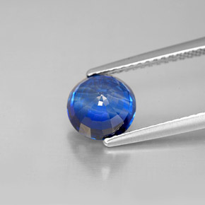 Cianita azul natural de 1,98 ct, corte redondo, VS-SI