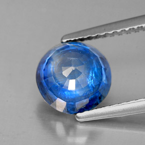 Cianita Azul natural de 2.28 ct, Corte Redondo, SI