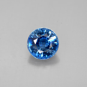 Cianita Azul natural de 1.68 ct, Corte Redondo, SI