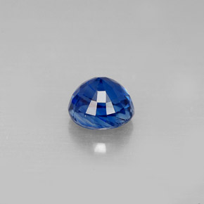 Cianita azul natural de 1,31 ct, corte redondo, VS-SI
