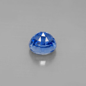 Cianita azul natural de 1,54 ct, corte redondo, VS-SI