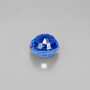 Cianita azul natural de 1,49 ct, corte redondo, VS