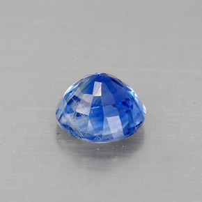 Cianita azul natural de 1,08 ct, corte redondo, VS-SI