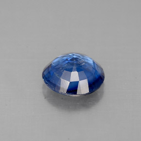 Cianita azul natural de 1,06 ct, corte redondo, VS-SI