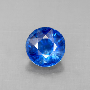 Cianita Azul natural de 1.22 ct, Corte Redondo, VS-SI