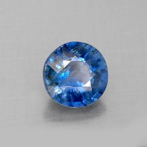 Cianita Azul natural de 1.05 ct, Corte Redondo, VS-SI