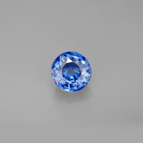 Cianita Azul natural de 1.13 ct, Corte Redondo, VS