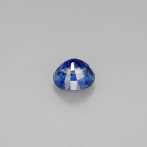 Cianita azul natural de 1,09 ct, corte redondo, VS