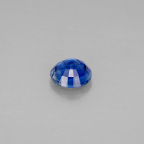 Cianita azul natural de 0,96 ct, corte redondo, VS-SI