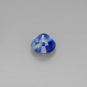 Cianita azul natural de 1,16 ct, corte redondo, VS-SI