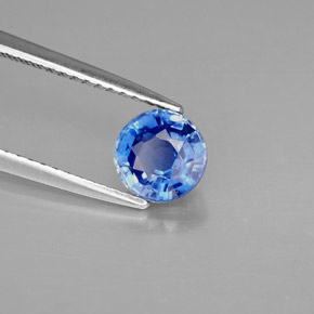 Cianita Azul natural de 1.20 ct, Corte Redondo, VS