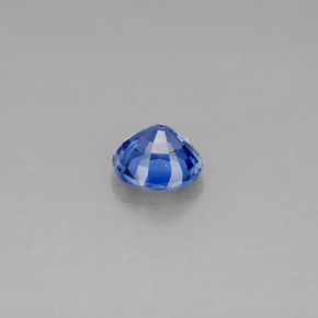 Cianita azul natural de 0,98 ct, corte redondo, VS
