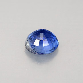 Cianita azul natural de 1,02 ct, corte redondo, VS-SI