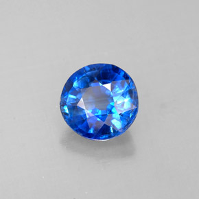 Cianita Azul natural de 1.04 ct, Corte Redondo, VS-SI
