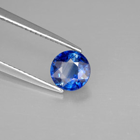 Cianita Azul natural de 1.01 ct, Corte Redondo, VS-SI