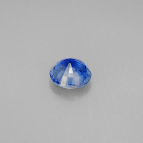 Cianita azul natural de 1,03 ct, corte redondo, VS-SI