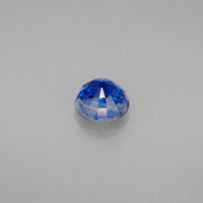 Cianita azul natural de 1,04 ct, corte redondo, VS-SI