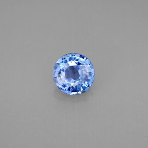 Cianita Azul natural de 0.94 ct, Corte Redondo, VS
