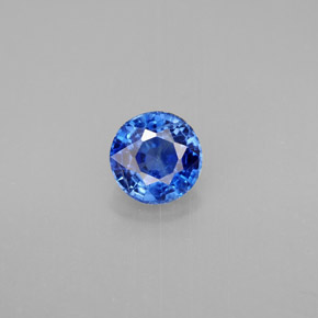 Cianita Azul natural de 1.11 ct, Corte Redondo, VS-SI