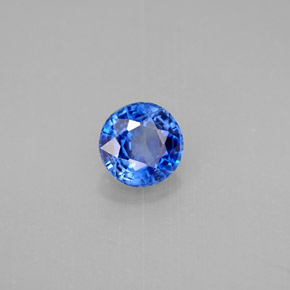 Cianita Azul natural de 1.11 ct, Corte Redondo, VS-SI