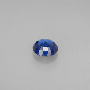 Cianita azul natural de 0,86 ct, corte redondo, VS-SI