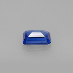Cianita azul natural de 1,26 ct, corte esmeralda, VS-SI