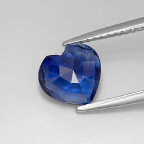 Cianita Azul natural de 1.75 ct, Forma de corazón, VS-SI