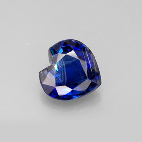 Cianita azul natural de 1,96 ct, forma de corazón, VS-SI