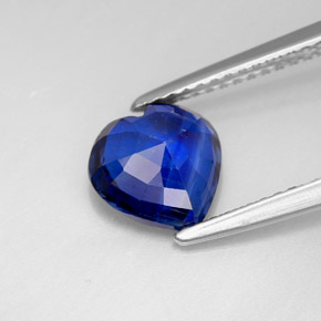 Cianita Azul natural de 1.89 ct, Forma de corazón, VS