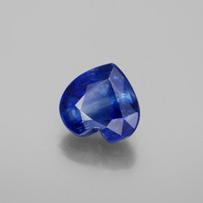 Cianita azul natural de 1,95 ct, forma de corazón, SI