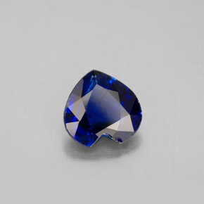Cianita azul natural de 1,69 ct, forma de corazón, VS-SI