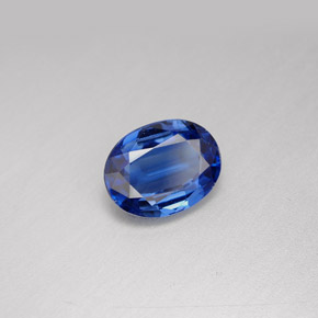Cianita azul natural de 2,09 ct, corte óvalo, VS