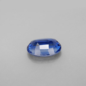 Cianita azul natural de 2,09 ct, corte óvalo, VS