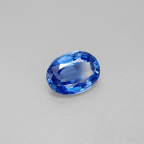 Cianita azul natural de 2,17 ct, corte óvalo, VS