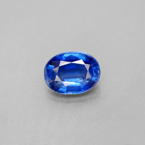 Cianita azul natural de 2,29 ct, corte óvalo, VS-SI