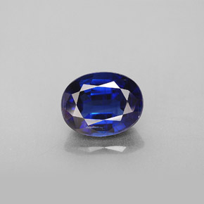 Cianita azul natural de 2,49 ct, corte óvalo, VS-SI